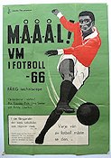 VM i fotboll 1966 poster Eusebio Fotboll
