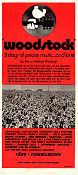 Woodstock 1970 poster Joan Baez Jimi Hendrix Michael Wadleigh Rock och pop