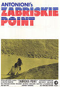 Zabriskie Point 1970 poster Mark Frechette Daria Halprin Michelangelo Antonioni