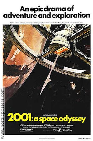 2001 A Space Odyssey 1968 poster Stanley Kubrick