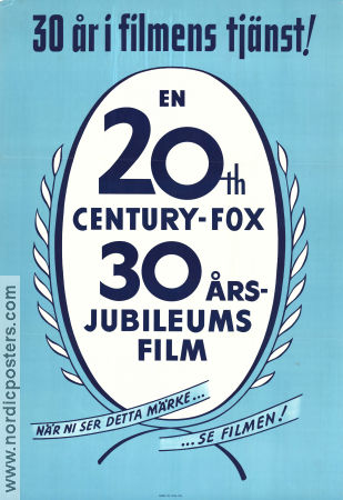 20th Century Fox 30 år 1945 movie poster Production: 20th Century Fox