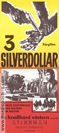 3 silverdollar 1968 poster Charles Southwood Julian Mateos Alida Chelli Mario Amendola