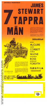 Shenandoah 1965 poster James Stewart Andrew V McLaglen