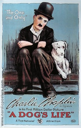A Dog´s Life 1918 poster Charlie Chaplin
