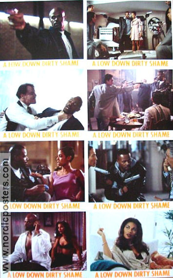 A Low Down Dirty Shame 1994 lobby card set Charles S Dutton Keenen Ivory Wayans
