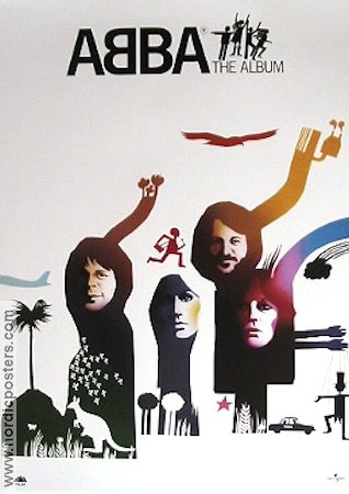 ABBA The Album CD poster 1992 poster ABBA