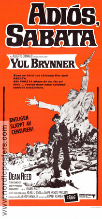 Indio Black sai che ti dico 1970 movie poster Yul Brynner Dean Reed Ignazio Spalla Gianfranco Parolini