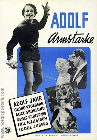 Adolf Armstarke 1937 movie poster Elof Ahrle