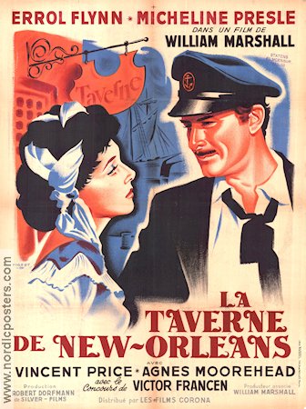 Adventures of Captain Fabian 1951 poster Errol Flynn