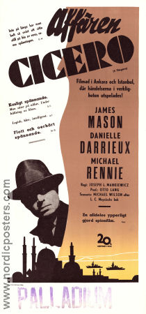 Affären Cicero 1952 poster James Mason Danielle Darrieux Michael Rennie Joseph L Mankiewicz