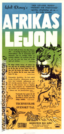 The African Lion 1955 movie poster Winston Hibler James Algar Documentaries Cats