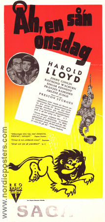 Åh en sån onsdag 1947 poster Harold Lloyd Frances Ramsden Jimmy Conlin Preston Sturges