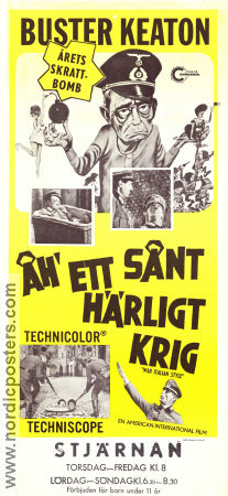 Åh ett sånt härligt krig 1965 poster Buster Keaton Franco Franchi Ciccio Ingrassia Luigi Scattini