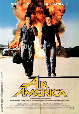 Air America 1990 poster Mel Gibson Roger Spottiswoode