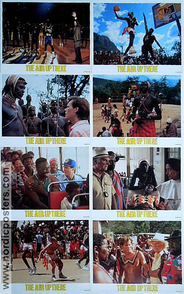 The Air Up There 1994 lobby card set Kevin Bacon