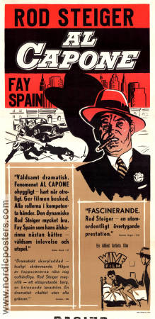 Al Capone 1959 poster Rod Steiger Richard Wilson