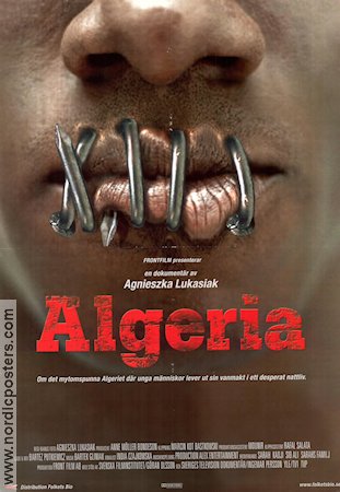Algeria 2002 poster Agnieszka Lukasiak