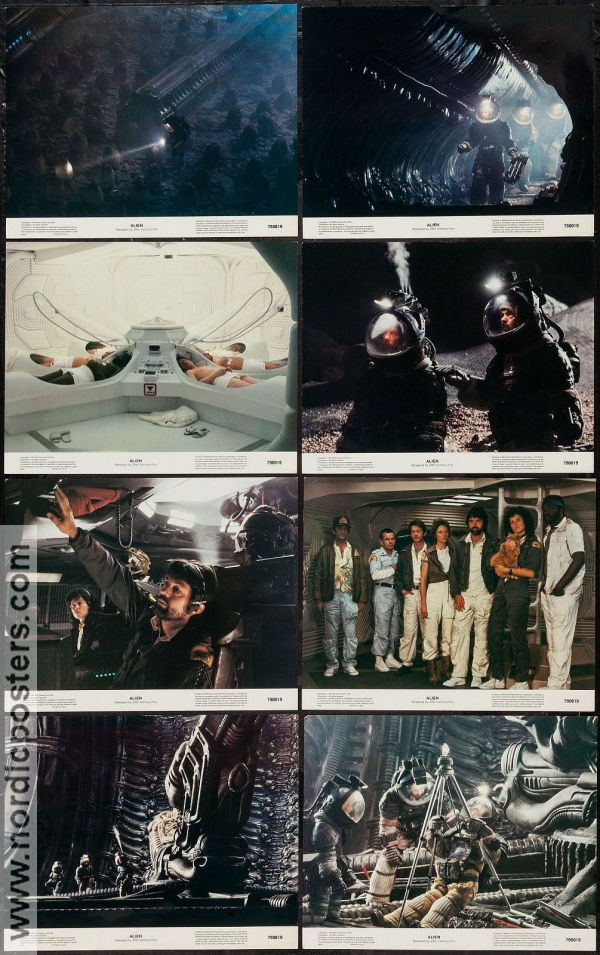 Alien 1979 lobby card set Sigourney Weaver Ridley Scott