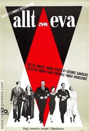 All About Eve 1950 poster Bette Davis Joseph L Mankiewicz