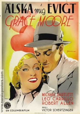 Love Me Forever 1935 movie poster Grace Moore Michael Bartlett