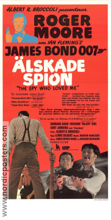 The Spy Who Loved Me 1977 poster Roger Moore Lewis Gilbert