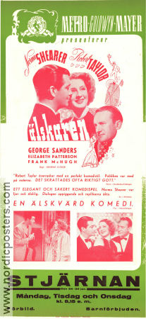 Älskaren 1942 poster Norma Shearer Robert Taylor George Sanders George Cukor