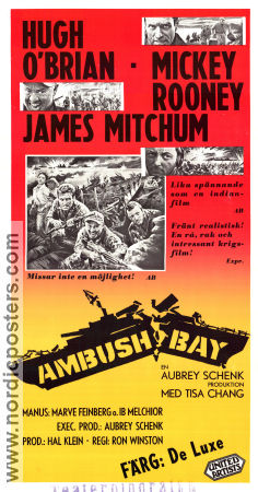 Ambush Bay 1966 poster Hugh O´Brian Ron Winston