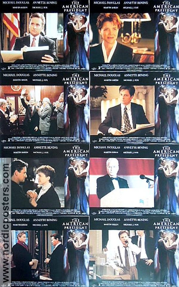 The American President 1995 large lobby cards Michael Douglas