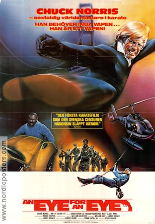 An Eye For an Eye 1981 movie poster Chuck Norris Martial arts