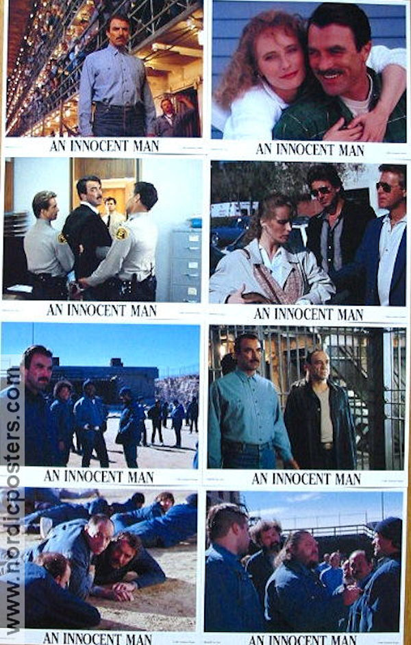 An Innocent Man 1989 lobby card set Tom Selleck
