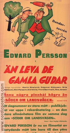 Än leva de gamla gudar 1937 poster Edvard Persson Schamyl Bauman