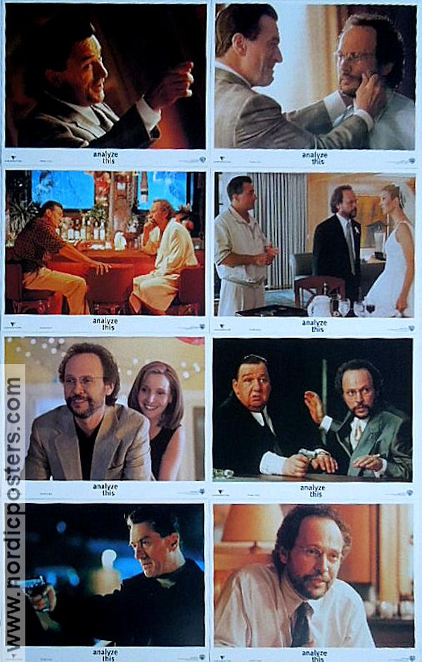 Analyze This 1999 lobby card set Robert De Niro