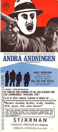 Andra andningen 1966 poster Lino Ventura Paul Meurisse Raymond Pellegrin Jean-Pierre Melville