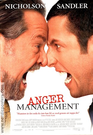 Anger Management 2003 poster Jack Nicholson Peter Segal