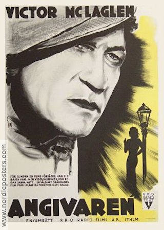 The Informer 1935 movie poster Victor McLaglen