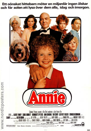 Annie 1982 poster Albert Finney John Huston