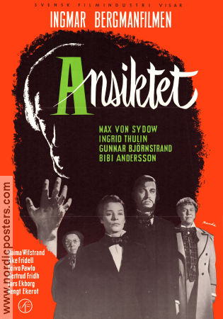 The Magician 1958 poster Max von Sydow Ingmar Bergman