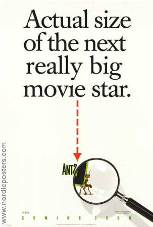 Antz 1998 poster Woody Allen Eric Darnell