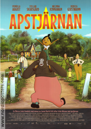 The Ape Star 2021 movie poster Rebecca Gerstmann Pernilla August Melinda Kinnaman Linda Hambäck Animation