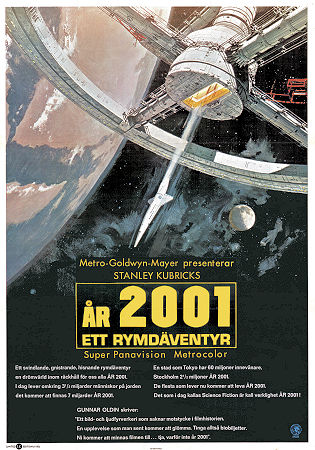 2001: A Space Odyssey 1968 poster Keir Dullea Stanley Kubrick