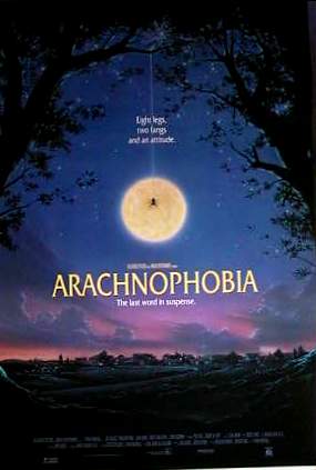 Arachnophobia 1991 movie poster Jeff Daniels Insects and spiders