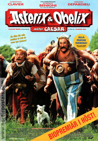 Astérix et Obelix: Mission Cleopatre 2002 poster Gerard Depardieu Alain Chabat