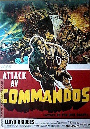 Attack on the Iron Coast 1968 movie poster Lloyd Bridges