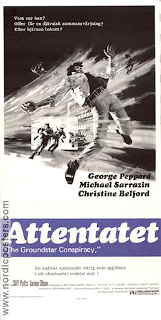 The Groundstar Conspiracy 1972 movie poster George Peppard Michael Sarrazin Christine Belford Lamont Johnson