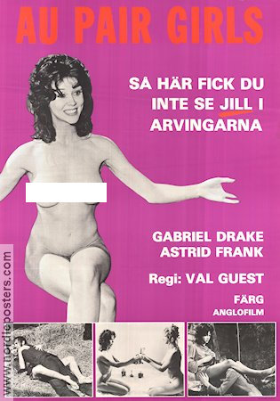 Au Pair Girls 1978 movie poster Gabrielle Drake Astrid Frank Val Guest Find more: Arvingarna