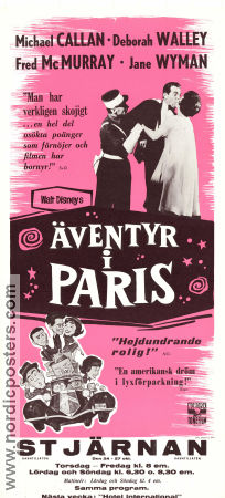 Äventyr i Paris 1962 poster Fred MacMurray Jane Wyman Michael Callan James Neilson