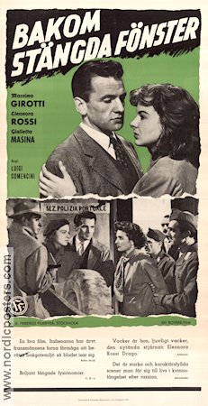 Persiane Chiuse 1951 movie poster Massimo Girotti Eleonora Rossi Giulietta Masina Luigi Comencini