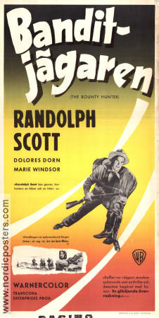 The Bounty Hunter 1954 poster Randolph Scott André De Toth