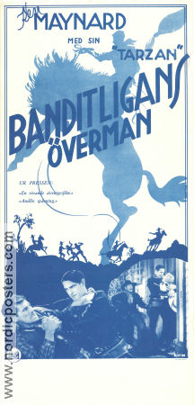 Banditligans överman 1933 poster Ken Maynard Tarzan Frances Lee Alan James