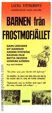 Barnen från Frostmofjället 1945 poster Hans Lindgren Rolf Husberg
